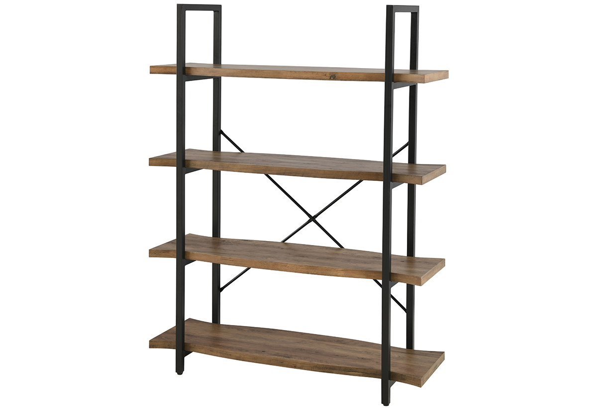 Απεικονίζεται η βιβλιοθήκη.